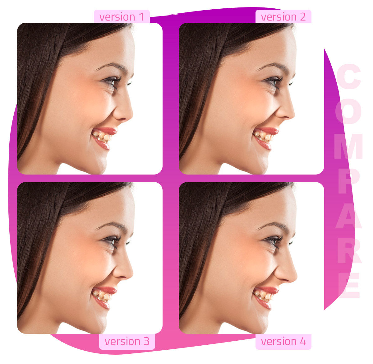 Before & After - Retouch Service for Nose Job Operations